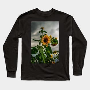 Sunflowers and storms Long Sleeve T-Shirt